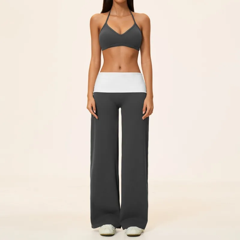 4 Pieces Sportswear Fitness Gym Yoga Set Women Workout Clothing Sets for Women FGBTZ9666