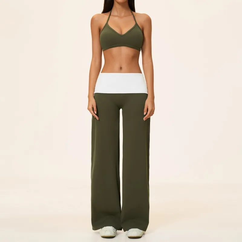 4 Pieces Sportswear Fitness Gym Yoga Set Women Workout Clothing Sets for Women FGBTZ9666
