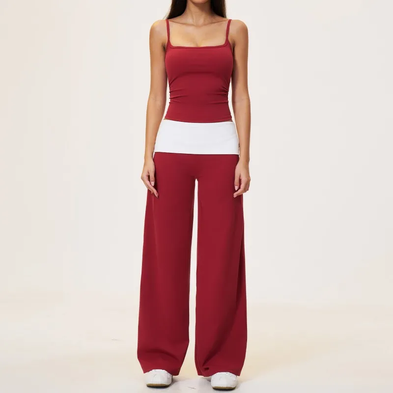 Red singlets+pants