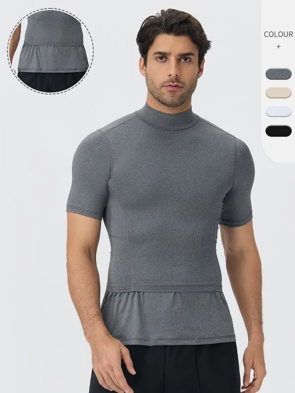 Short-sleeve Mens Sports Training Shirt Breathable Quick-drying Dry Fit T-shirts for Men EFGBYEL-61205