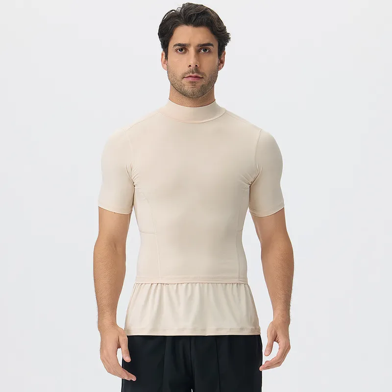 Short-sleeve Mens Sports Training Shirt Breathable Quick-drying Dry Fit T-shirts for Men EFGBYEL-61205