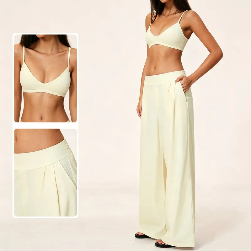 New Yoga Wear Gym Fitness Sets Workout Fitness Gym Wear High Waist Women Yoga Sets FGBTZ9599