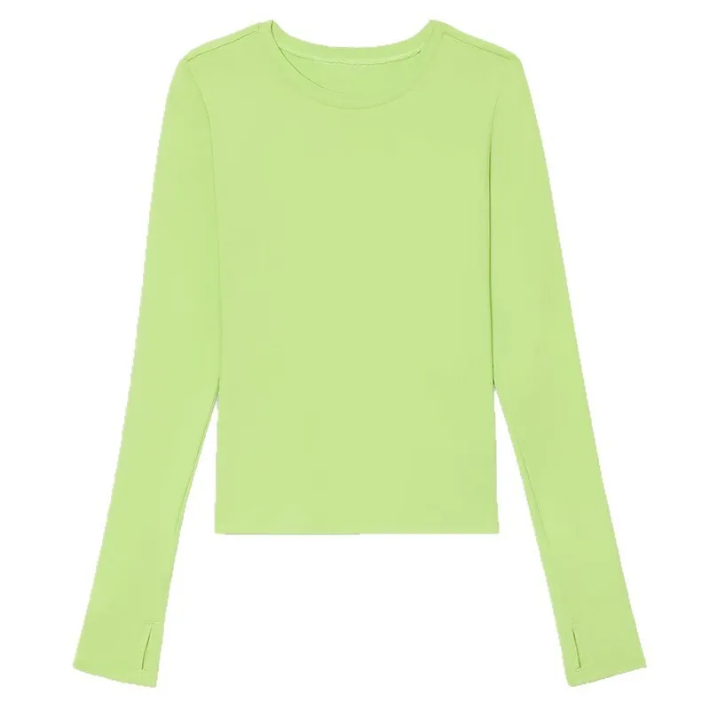 Women's Long-Sleeve Yoga Top for Running Sports Fitness & Pilates Breathable Workout Top FGBD9938