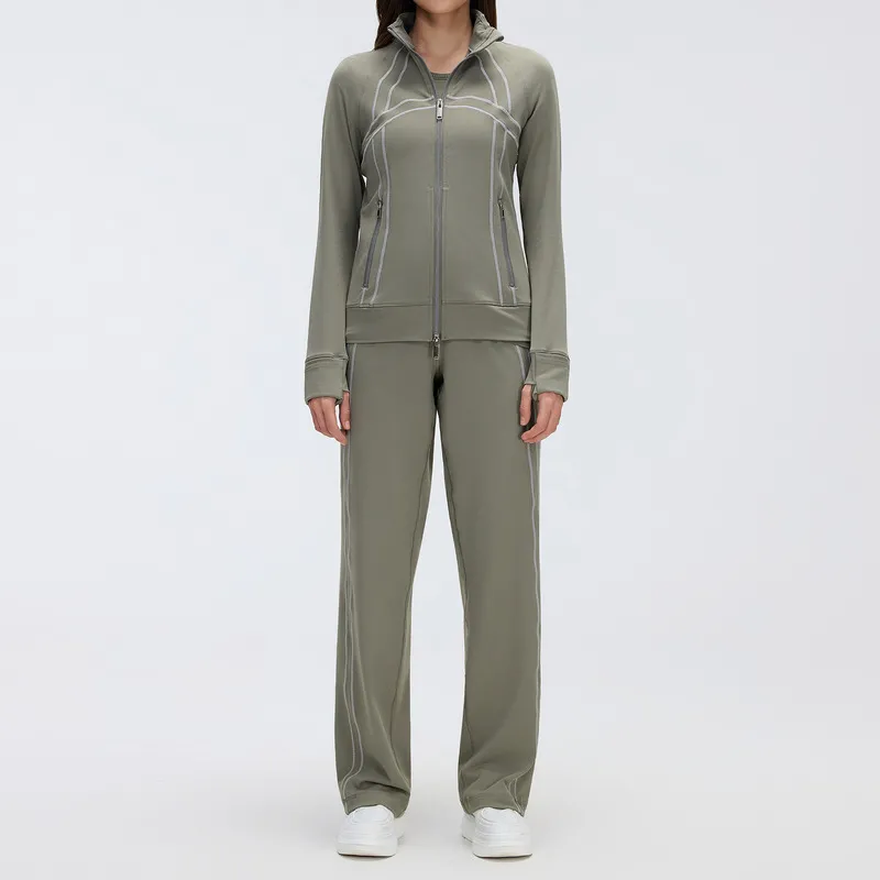 Taupe jackets+pants