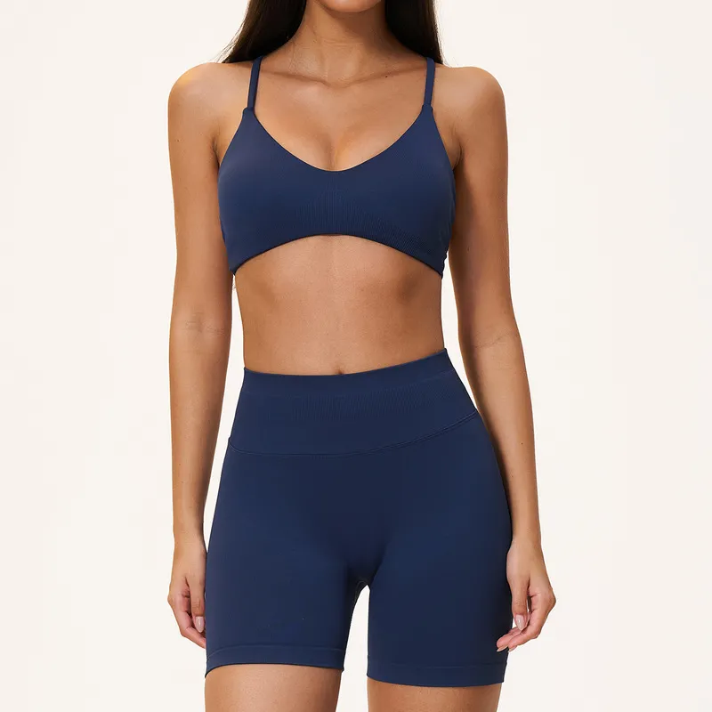 Cloudy blue bra+shorts