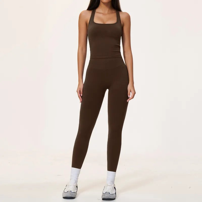 Custom Logo Solid Color 7 Pieces Sexy Sports Wear Fitness Gym Yoga Set Women Workout Clothing Sets for Women FGBTZ5112