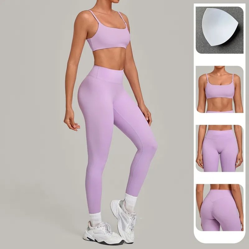 Women's Yoga Fitness Quick Drying Breathable Yoga Set for Sports Yoga Clothes FGBQS3599+6220