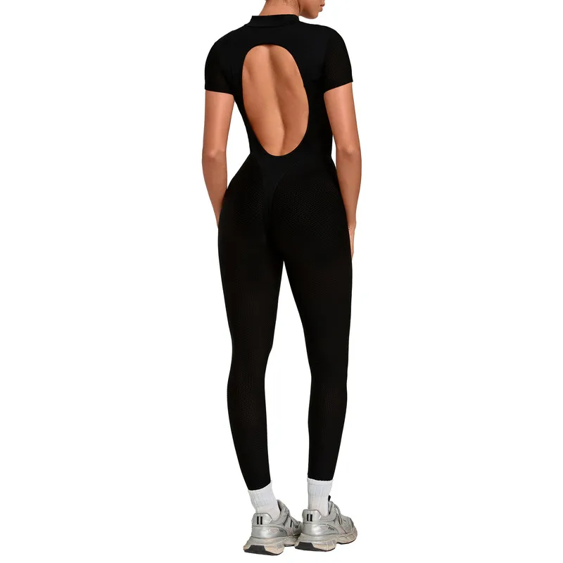 Women Sportswear One Piece Yoga Woman Clothes Running Tight Sport Bodysuit Fitness Workout Yoga Jumpsuit FGBQS7052