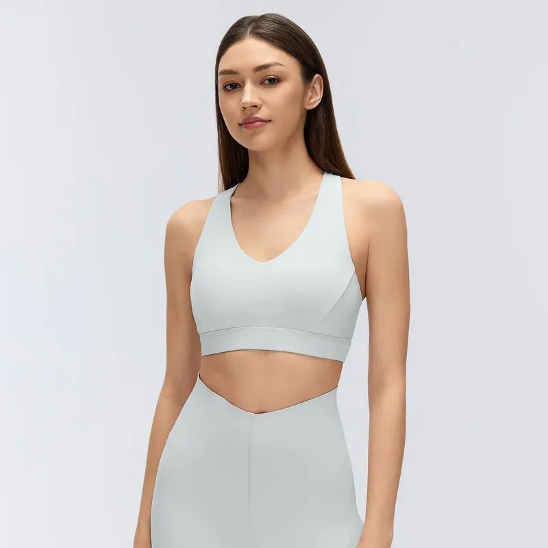 Yoga Sports Bras for Women Breathable Support Lightweight Spandex Padded Bra FGBD26074