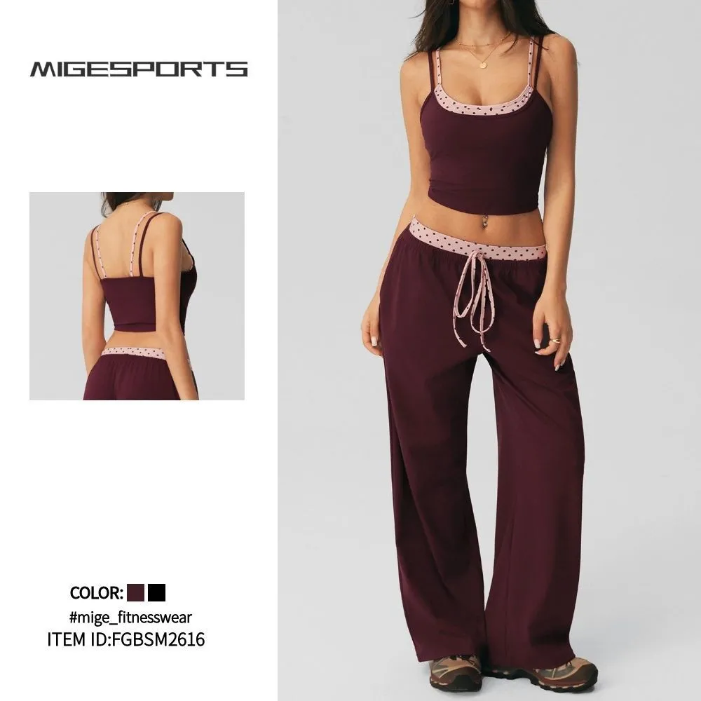 Yoga Set for Women Yoga Set High-waisted Yoga Gym Set FGBSM2616