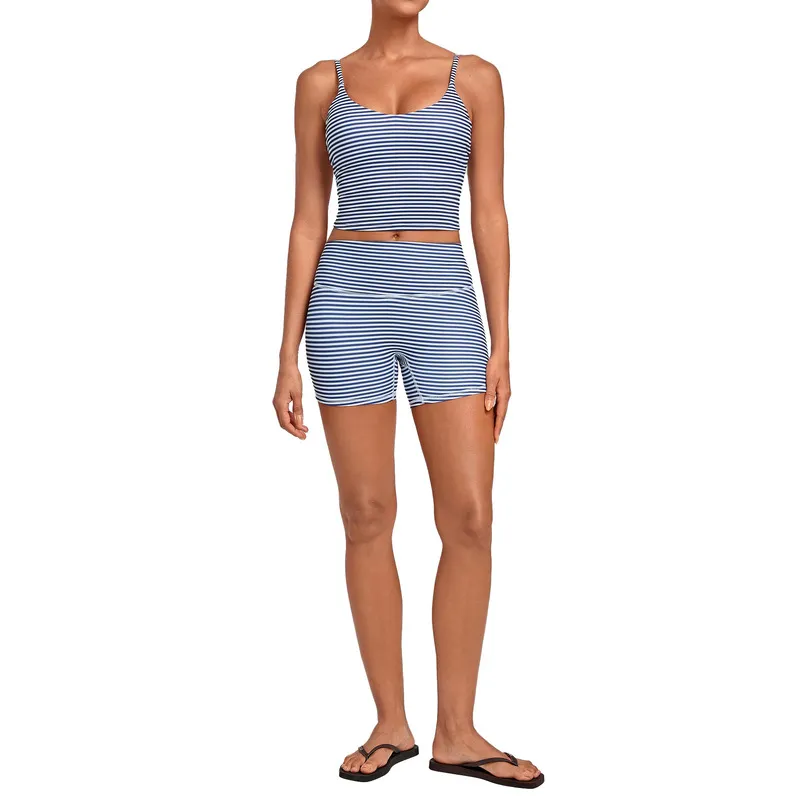 Gym Fitness Yoga Set Singlets Shorts Women Quick Dry Outdoor Running Sportswear FGBQS7116+1571
