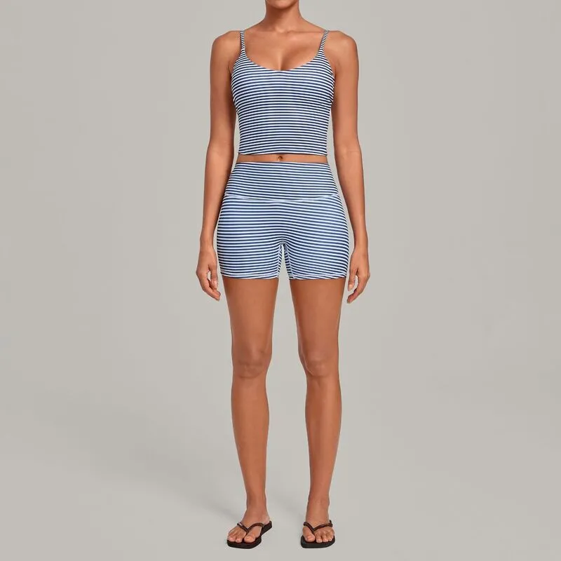 Navy&Stripe singlets+shorts