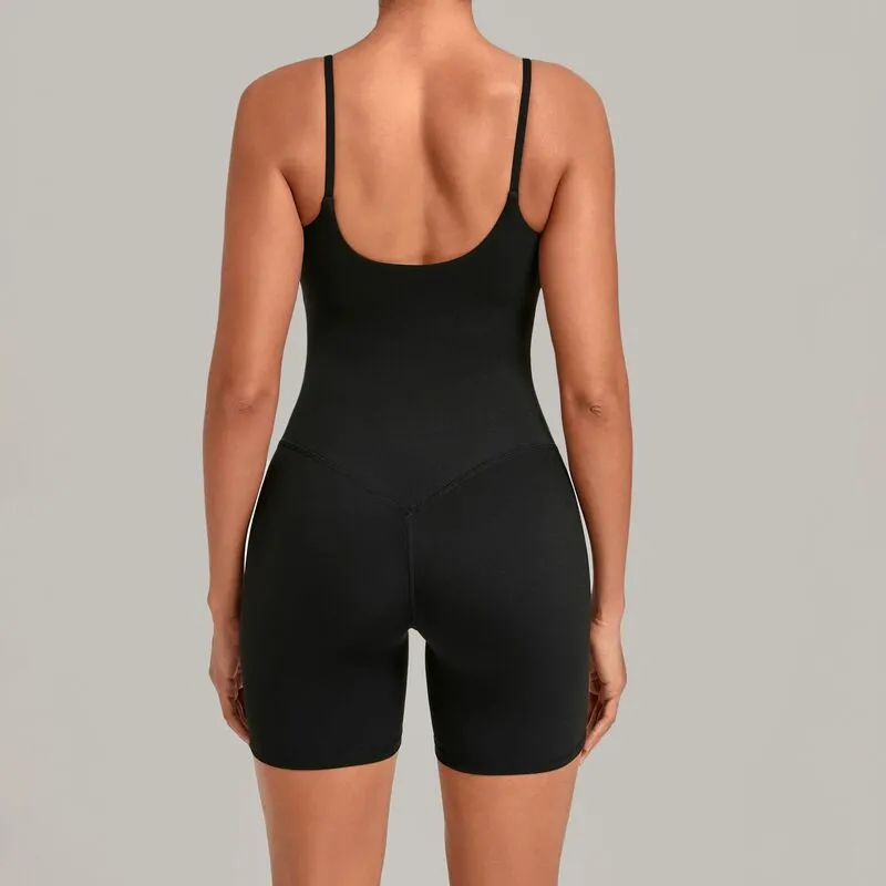 Women's Sports Bodysuits and Jumpsuits Fitness Yoga Shorts for Workout Gym Set FGBQS6709