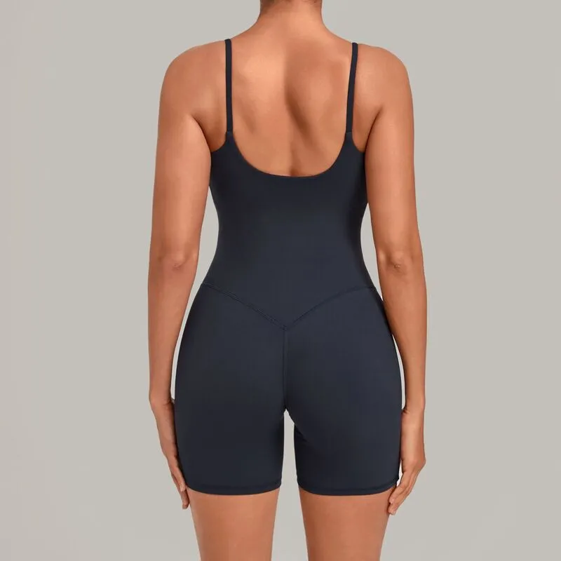 Women's Sports Bodysuits and Jumpsuits Fitness Yoga Shorts for Workout Gym Set FGBQS6709
