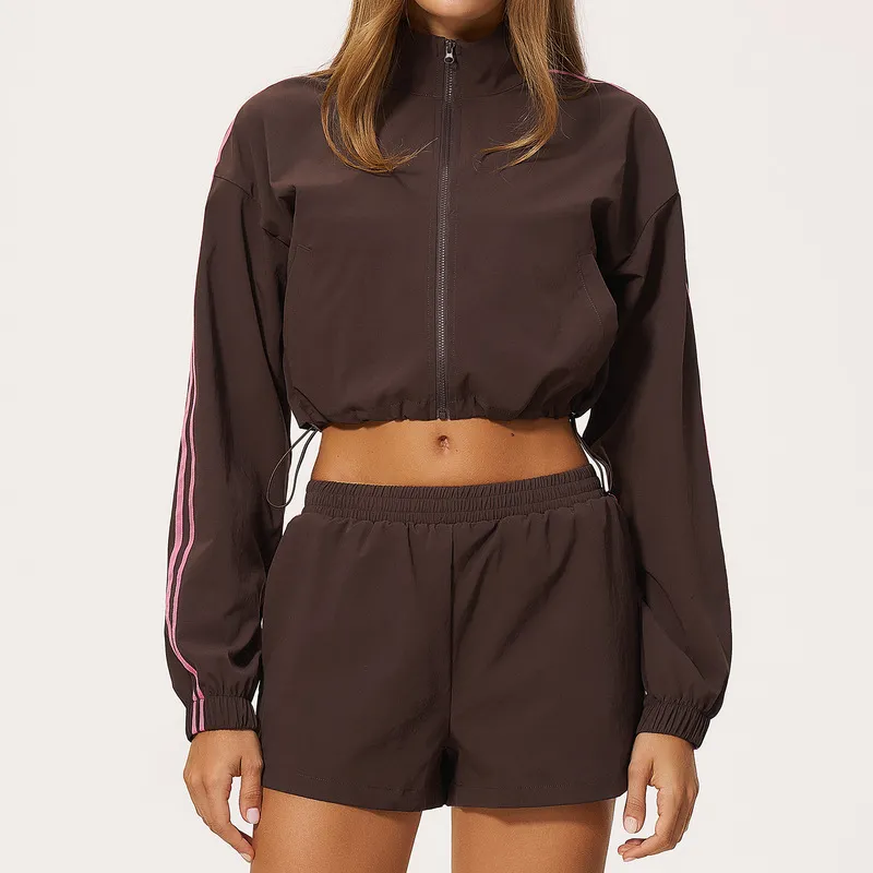 Coffee jackets+shorts